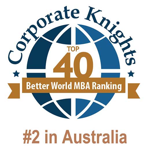 Corporate Knights Top 40 Better World M B A Ranking #2 in Australia